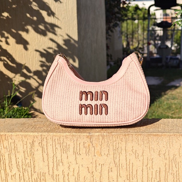 min min pink bag