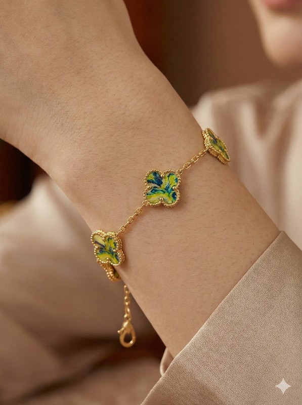 multi color Vancleef bracelet