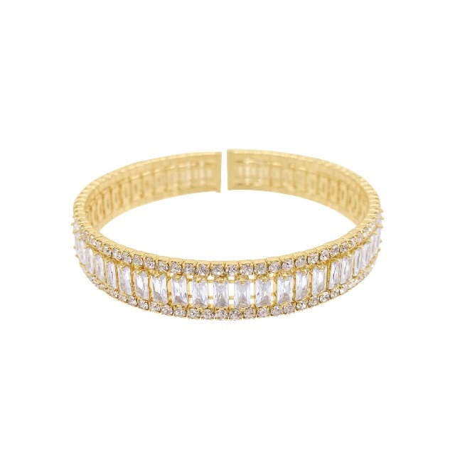 golden tennis bangle