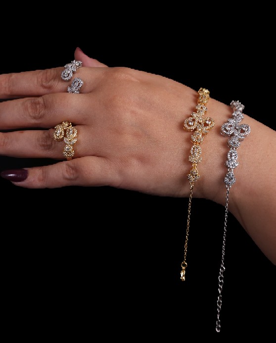 bracelet and ring set 3