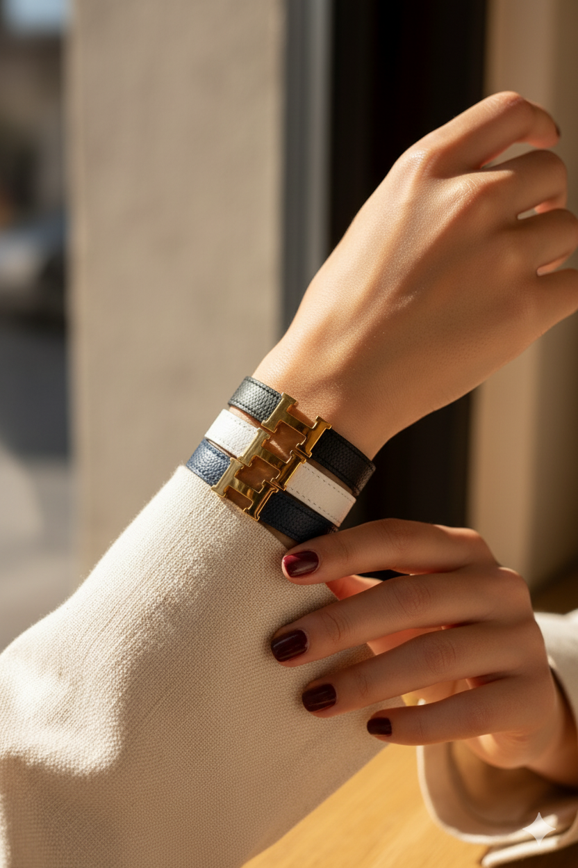 hermis leather bracelet