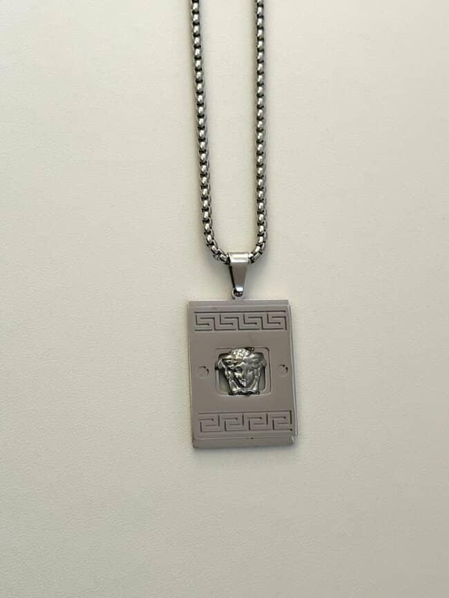 gucci silver necklace